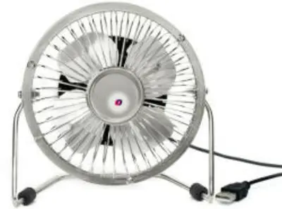 KIKKERLAND US143-SI-EU USB-s ezüst asztali ventilátor