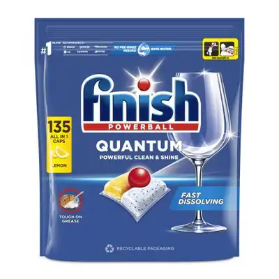 Finish Quantum All in 1 Lemon Mosogatógép kapszula 135db