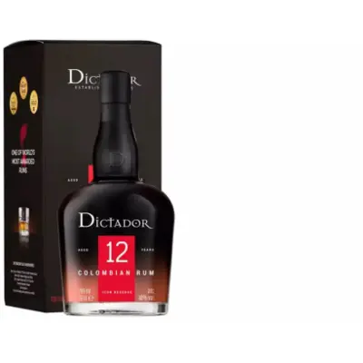 Dictador 12 years rum 0,7 40% pdd.