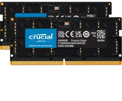 Crucial SO-DIMM 16GB KIT DDR5 5600MHz CL46 RAM memória