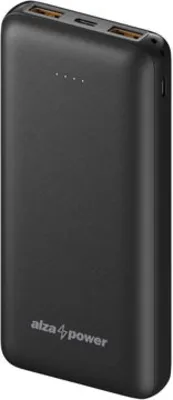 AlzaPower Onyx 20000 mAh Fast Charge + PD3.0 - fekete power bank