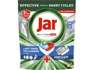 Jar Platinum Plus Deep Clean mosogatógép kapszula, 54 db