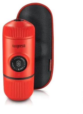 Wacaco Nanopresso Lava Red + kemény tok hordozható kávéfőző