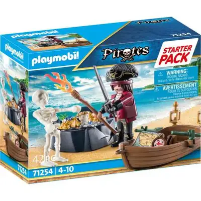 Playmobil Starter pack - Kalóz csónakkal 71254