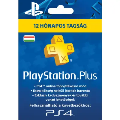 Sony PSN PlayStation Plus 365 napos előfizetés (PS4)