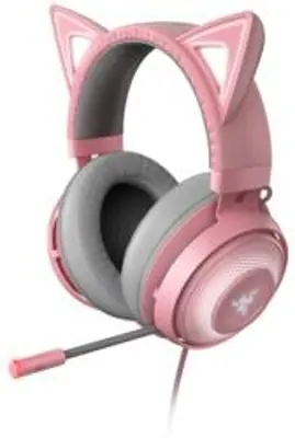 Razer Kraken 2019 Kitty Edition Gaming fejhallgató, Pink Quartz (RZ04-02980200-R3M1)