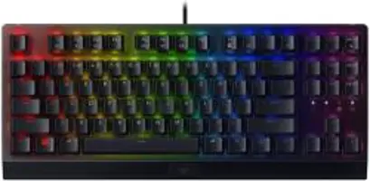 Razer BlackWidow V3 TKL Gaming mechanikus billentyűzet, Chroma RGB megvilágítás, Green kapcsoló, Nemzetközi US kiosztás, Fekete (RZ03-03490100-R3M1)