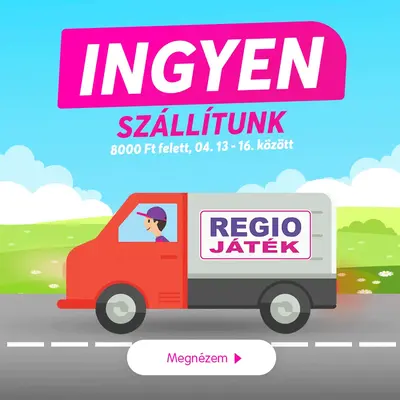 8 ezer Ft felett ingyen szállítás