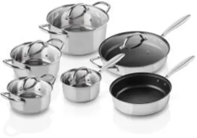 ETA 092990000 Acero, Inox Edénykészlet 11 Darab