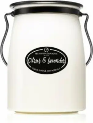 Milkhouse Candle Co Creamery Citrus & Lavender illatgyertya Butter Jar 624 g