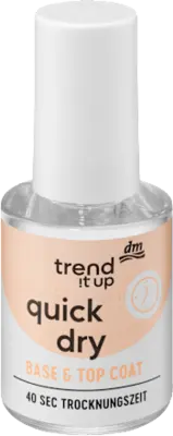 trend !t up Gyorsan száradó alap- és fedőlakk, 10,5 ml