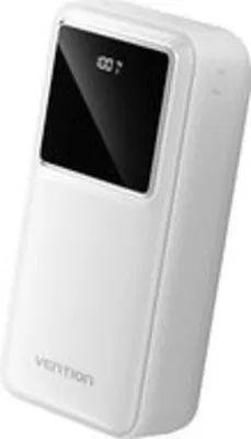 Vention 30000mAh Power Bank 22.5W White LED Display Type 30000 mah (AlzaPlus+)