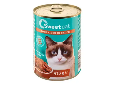 Sweet Cat Nedves macskaeledel, 415 g