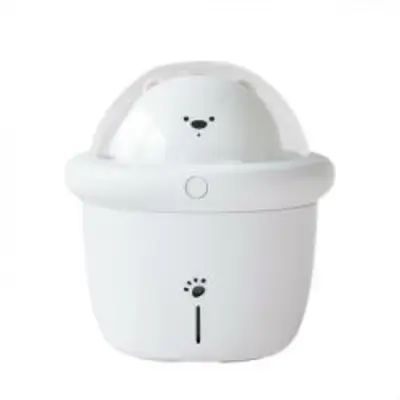 Kompact Home KompactHome Space Bear Humidifier WT-H46 Csészealj medve párásító - pink, Beépített LED Éjszakai Lámpa