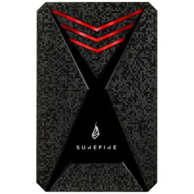 SUREFIRE Gamer SSD 53683 Bunker Gaming USB 3.2 Gen 1, 512 GB, Fekete