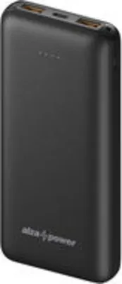 1+1 AlzaPower Onyx 20000 mAh Fast Charge + PD3.0 - fekete power bank