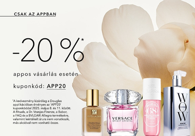 -20% appos vásárlások esetében (teljes árúakra)