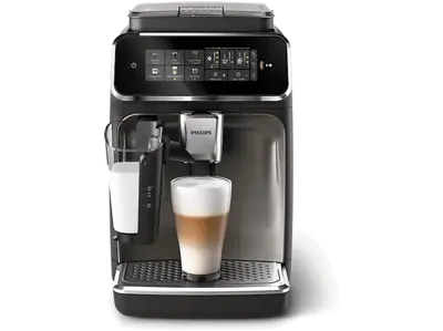 PHILIPS EP3347/90 Series 3300 LatteGo Automata kávégép tejhabosítóval, 1450 W, fekete