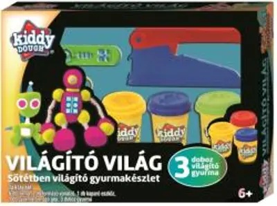 Creative Kids Far East Kiddy Dough gyurmagyár, sötétben világító gyurmakészlet