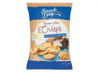 Snack Day Barnarizs-chips, 60 g