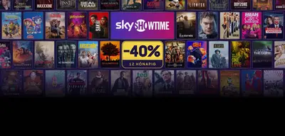 40% kedvezmény előfizetésre 12 hónapig - SkyShowtime Magyarország