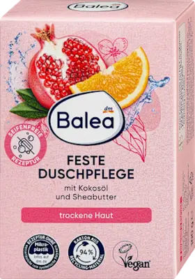 Balea Szilárd tusfürdő narancs és gránátalma illattal, 100 g