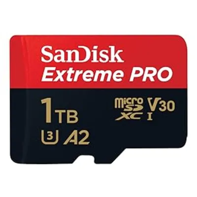 SanDisk Extreme PRO microSDXC UHS-I Memory Card 1 TB + Adapter & RescuePRO Deluxe