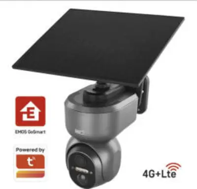 Emos GoSmart 4G/LTE kültéri forgatható kamera IP-6000 OWL, Android, iOS szürke H4058