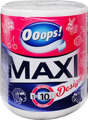 Ooops! Papírtörlő Maxi, 2 rétegű, 500 lap,