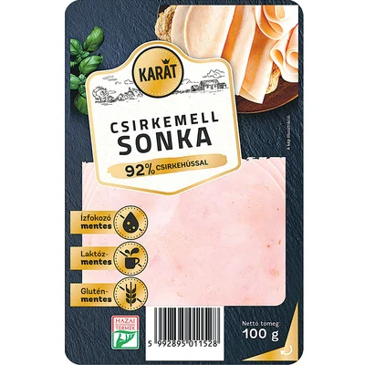Karát csirkemell sonka, 100 g
