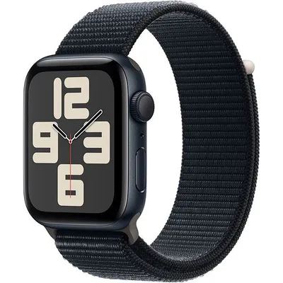 Apple Watch SE 44mm Midnight Aluminium Case with Sport Loop okosóra