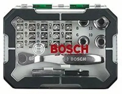 BOSCH 26 darab csavarozófej és fúrókészlet (2607017322)