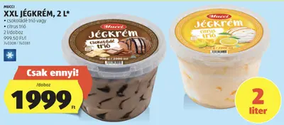 Mucci XXL Jégkrém, 2 l