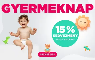 15% kedvezmény szinte mindenre