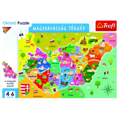 Oktató puzzle - Magyarország