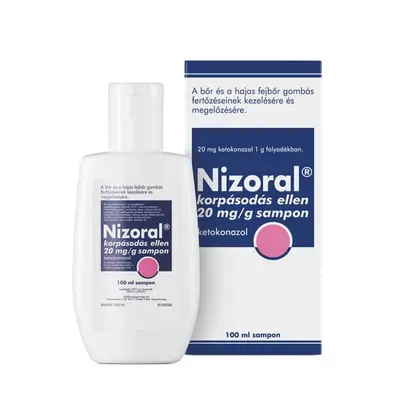 Nizoral 20 mg/g shampon korpásodás ellen 100ml