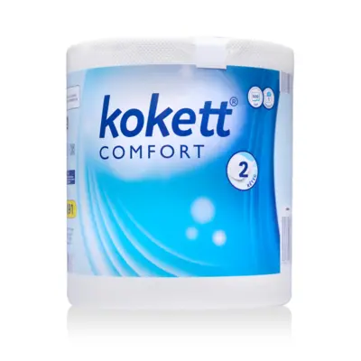KOKETT Papírtörlő 2 rétegű, 500 lap / tekercs