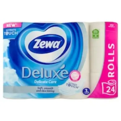 Zewa Deluxe Delicate Care toalettpapír 3 rétegű 24 tekercs
