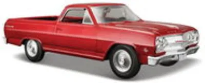 Maisto 1965 Chevrolet El Camino, metál piros fém makett