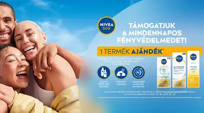 DM Nivea Sun pénzvisszatérítés