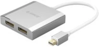 ORICO Mini DP 1.2 (M) to Dual (F) Adapter Silver elosztó