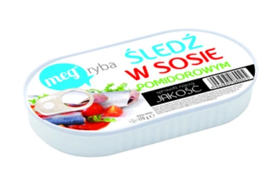 MEGA HAL Hering paradicsomszószban 170 g