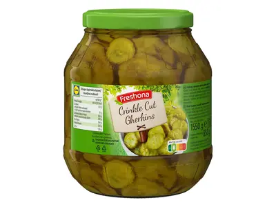 Freshona Uborkaszeletek, Töltőtömeg: 850 g