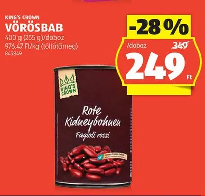Vörös bab, 400g