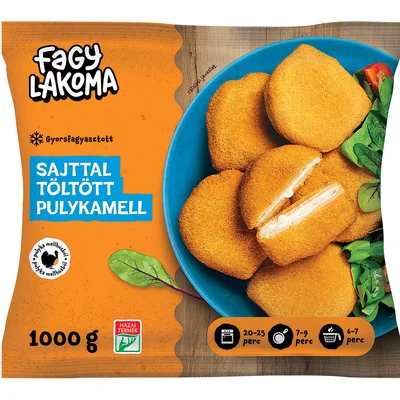 Fagylakoma sajttal töltött pulykamell, 1 kg