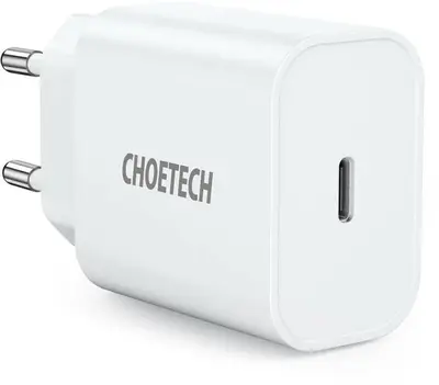 ChoeTech PD 20W Type-C Wall Charger White töltő adapter