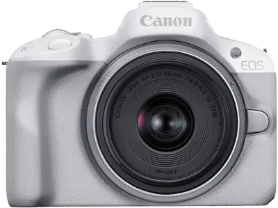 CANON EOS R50 digitális fényképezőgép váz, fehér + RF-S 18-45, EU26 (5812C013AA)