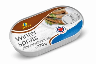 Lewiatan Sprotni Olajban 170g
