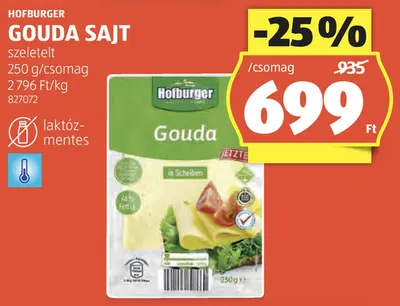 Hofburger Gouda sajt, 250 g
