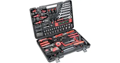 Általános szerszámkészlet műanyag kofferben 139 db-os Workshop PRO-595-0014A